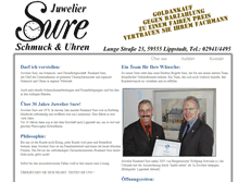 Tablet Screenshot of juwelier-sure.de